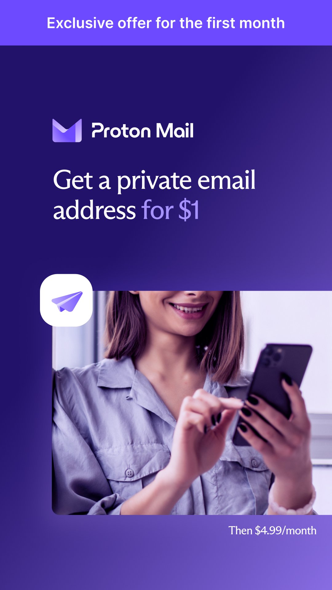 Proton Mail Promotional Offer For Email
