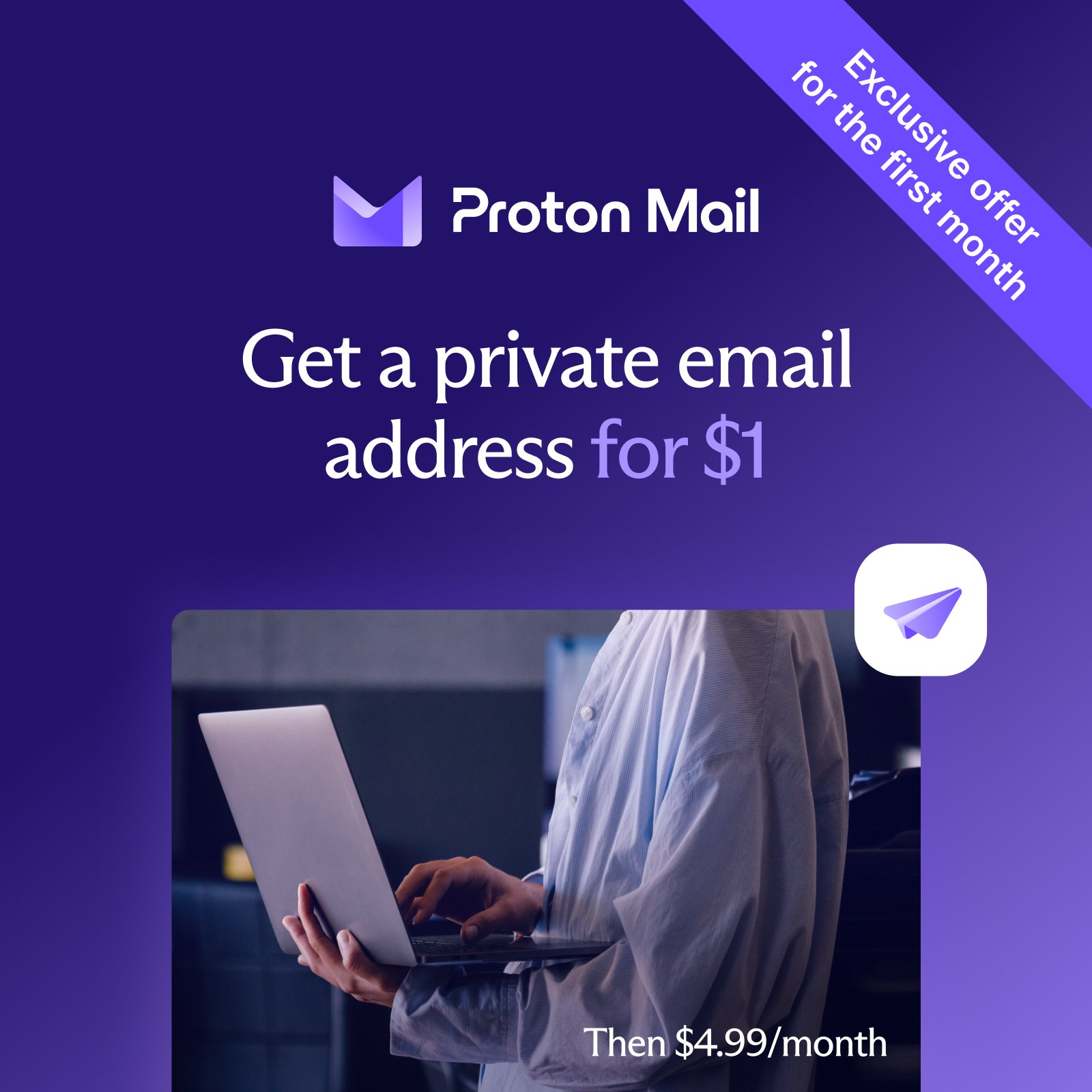 Proton Mail Promotional Offer For Email